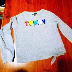 Tommy Hilfiger crop-style sweatshirt